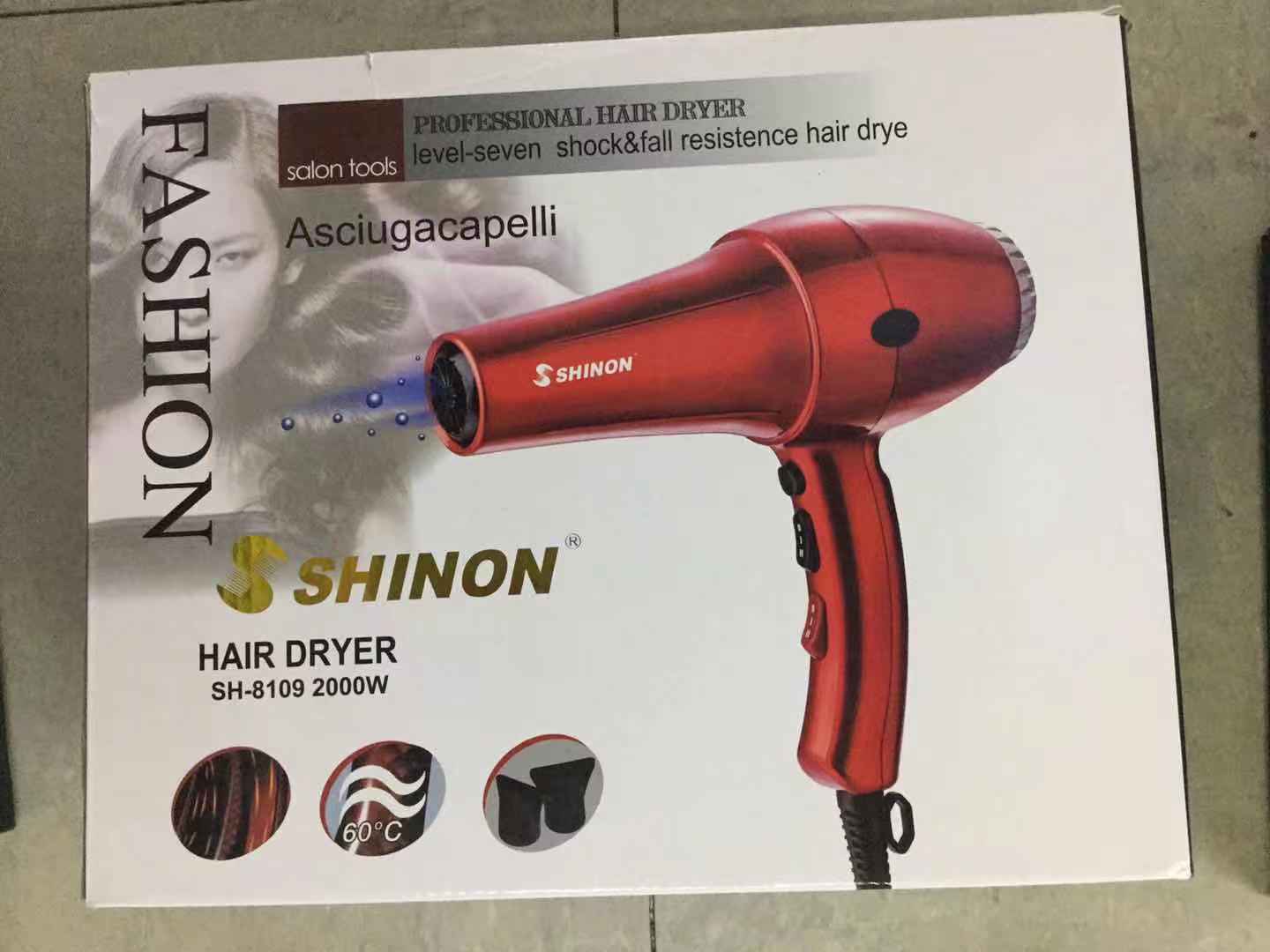 High-Speed Professional Ionic Hair Dryer – Fast Drying Salon Hair Dryer with Hot & Cold Air Settings