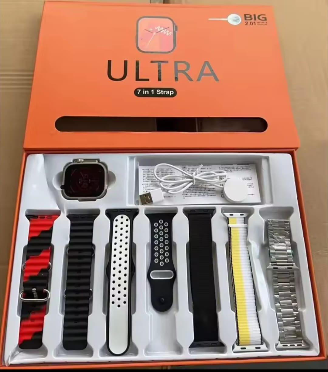 HD Touch Screen Smart Watch – Bluetooth Fitness Tracker with Heart Rate Monitor & Multi-Sport Modes