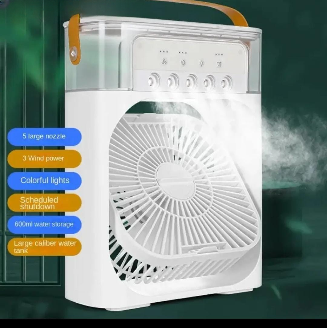 Portable USB Cool Mist Air Humidifier with LED Night Light for Home, Office & Bedroom
