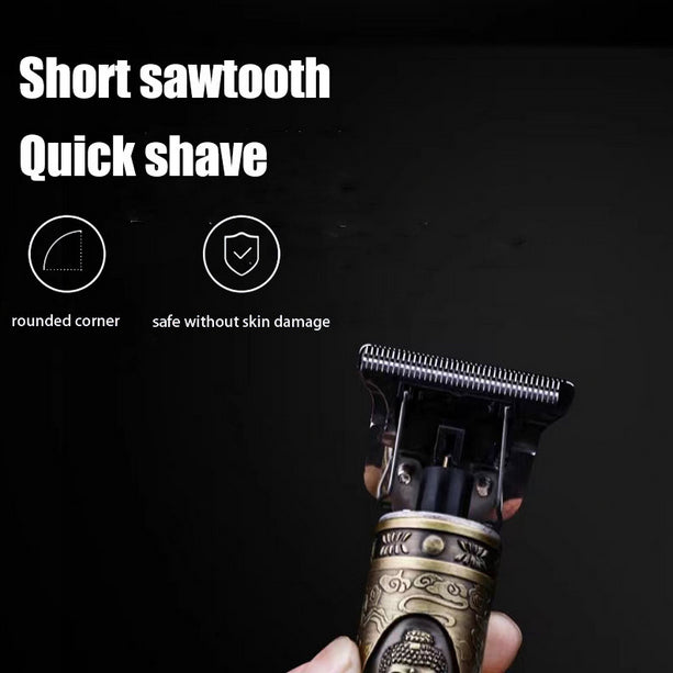 T9 Professional Cordless Hair Trimmer – Rechargeable Zero-Gap Beard & Hair Clipper with T-Blade