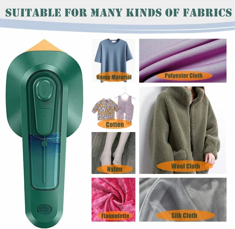 Portable Steam Iron – Quick Wrinkle Remover